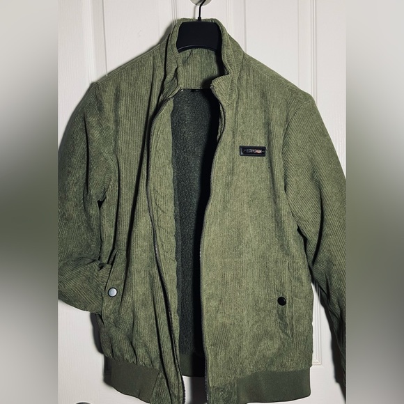 Corduroy Bomber Jacket - Forest - M - Picture 4 of 5